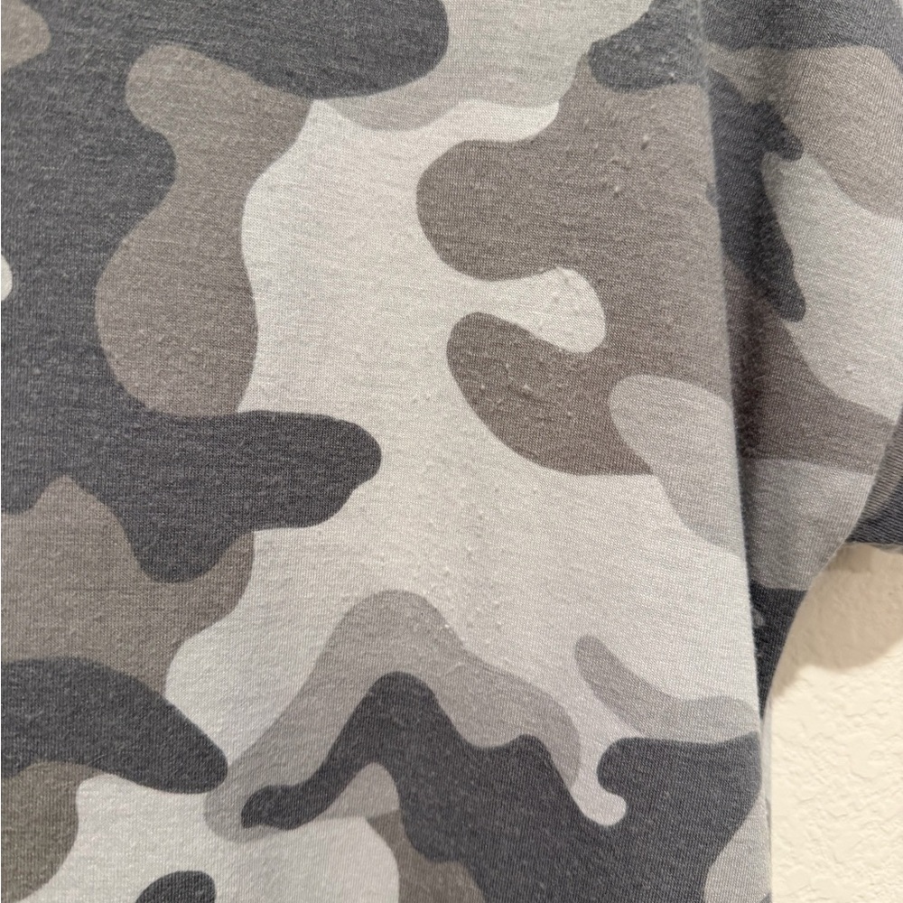 Camouflage V-Neck T-Shirt Dress - Picture 5 of 7